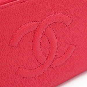 スーパーコピーシャネル CHANEL 財布 ラウンドファスナー キャビアスキン ココマーク レッド A50071 - 商品画像 1