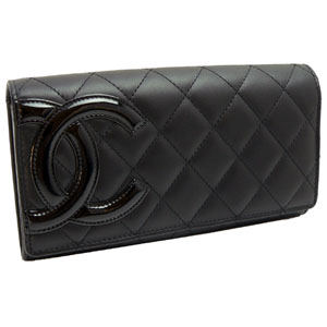 CHANELスーパーコピーシャネル 財布 二つ折り カンボンライン レザー ココマーク キルティング ブラック×ピンク A50077 Y03880 C2054 - 商品画像 3