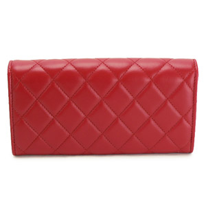 シャネルコピーCHANEL 財布 二つ折りフラップ キルティング マトラッセ レザー レッド A50096 - 商品画像 7