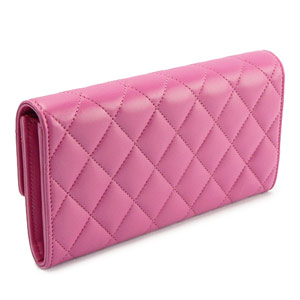 シャネルコピーCHANEL 財布 二つ折りフラップ タイムレスクラシック マトラッセ レザー フューシャピンク A50096 - 商品画像 7