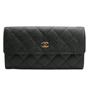 シャネルコピー財布 CHANEL 二つ折りフラップ キャビアスキン/CAVIAR キルティング マトラッセ レザー ブラック×ボルドー A50096 Y01864 C3906 - 商品画像 6