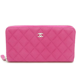 シャネル財布スーパーコピーCHANEL ラウンドファスナ マトラッセ/キルティング キャビア レザー フューシャ A50097 MAT.CAVIAR - 商品画像 5