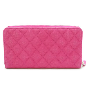 シャネル財布スーパーコピーCHANEL ラウンドファスナ マトラッセ/キルティング キャビア レザー フューシャ A50097 MAT.CAVIAR - 商品画像 6
