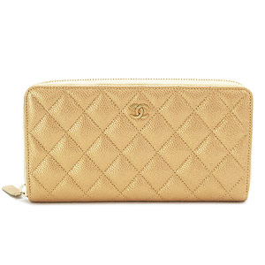 シャネルコピー CHANEL 財布 ラウンドファスナー ココマーク キルティング マトラッセ レザー ゴールド A50097 Y25199 0A591 - 商品画像 5