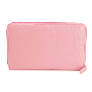 スーパーコピー財布 CHANEL シャネル ラウンドファスナー カメリア ラム レザー マトラッセ FUCHIA/フューシャピンク A50932 - 商品画像 7