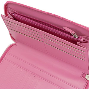 スーパーコピー財布 CHANEL シャネル ラウンドファスナー カメリア ラム レザー マトラッセ FUCHIA/フューシャピンク A50932 - 商品画像 5