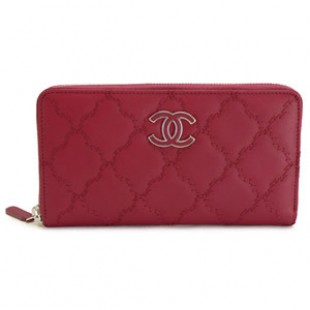 シャネル 長財布 CHANELコピー財布 ラウンドファスナー キルティング レザー ココマーク レッド A69099 - 商品画像 2