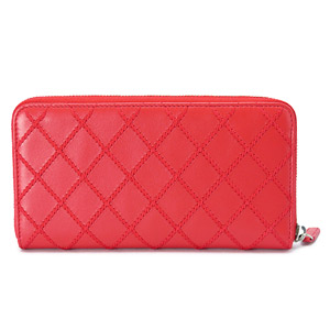 シャネルコピー財布 CHANEL シャネル 財布 ラウンドファスナー ココマーク キルティング レザー レッド A80143 RED - 商品画像 7