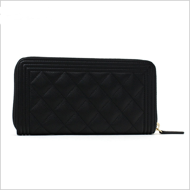 シャネル CHANEL ラウンドファスナー長財布 ボーイシャネル グレインドカーフスキン キャビアスキン BOY CHANEL ZIP WALLET A80288 B01694 94305 - 商品画像 6