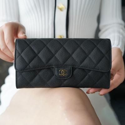 シャネルクラシック フラップ マトラッセ ココマーク 長財布 コピー A80758