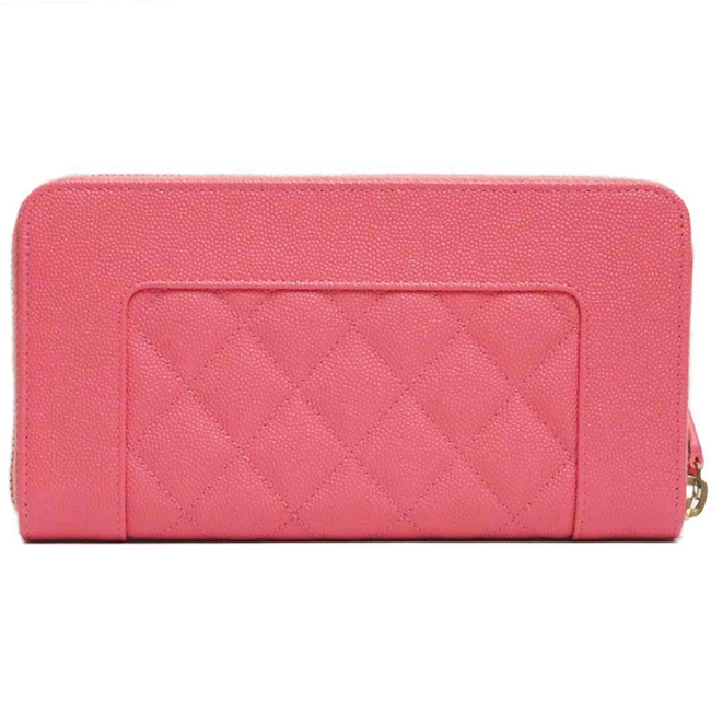シャネル 財布 マドモアゼル ヴィンテージ ジップウォレット マトラッセキルト ピンク/GO A80969 CHANEL - 商品画像 8
