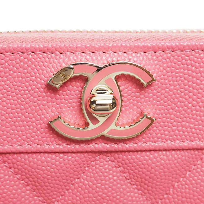 シャネル 財布 マドモアゼル ヴィンテージ ジップウォレット マトラッセキルト ピンク/GO A80969 CHANEL - 商品画像 1