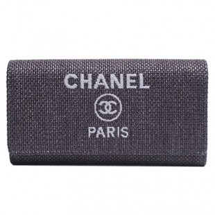 シャネルスーパーコピー財布 ドーヴィル フラップロングウォレット 黒/GO A81976 CHANEL - 商品画像 2