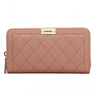 シャネルスーパーコピーCHANEL ラウンドファスナー長財布 ヌードベージュ カーフスキン キルティング メティエダール・コレクション限定 ZIP WALLET A84300 Y33015 3B636 - 商品画像 2