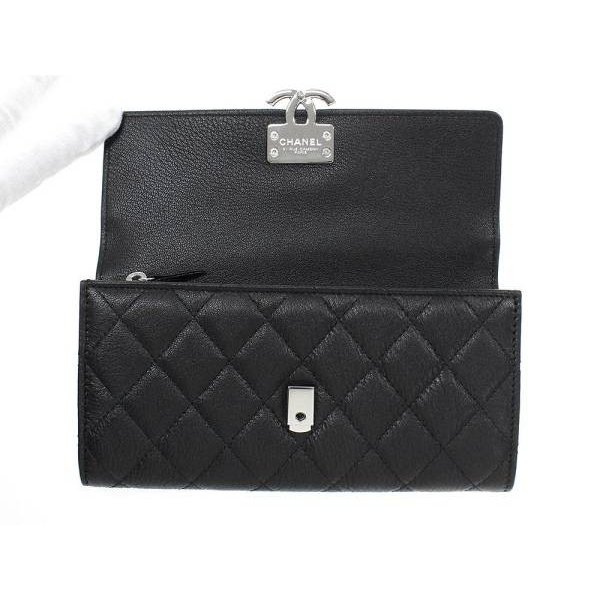 シャネル財布コピー フラップ ウォレット マトラッセ ココマーク ラムスキン A84426 CHANEL 財布 二つ折り財布 - 商品画像 5