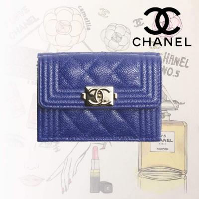 シャネル スーパーコピー BOY CHANEL スモール フラップ ウォレット CCマーク A84432 B06643 NQ337