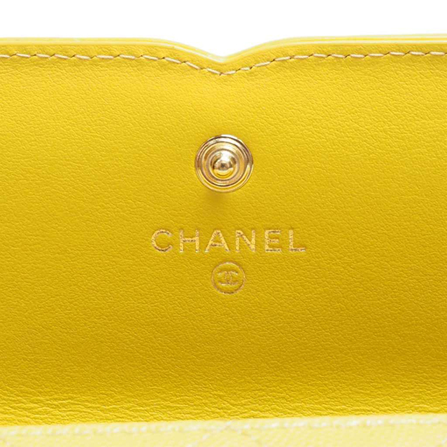 シャネル財布スーパーコピー CCフィリグリー ロング フラップウォレット イエロー/GO A84448 CHANEL - 商品画像 3