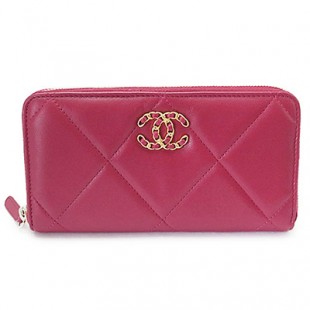 シャネル長財布コピー レディース CHANEL AP0946 ロング ジップ ウォレット CCマーク ゴートスキン レザー キルティング - 商品画像 2