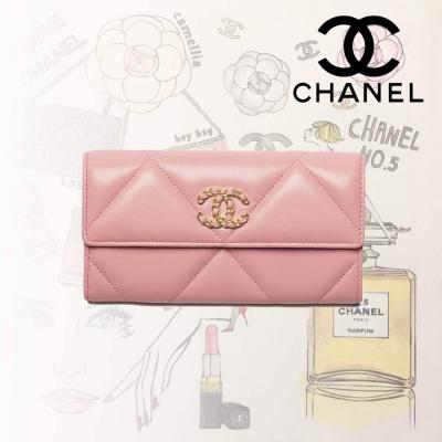 シャネル スーパーコピー CHANEL 19 ロング フラップ ウォレット AP0955 B04852 NR646