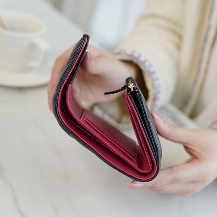 シャネル19 スーパーコピー ミニ財布 三つ折り フラップウォレット AP1789 - 商品画像 1