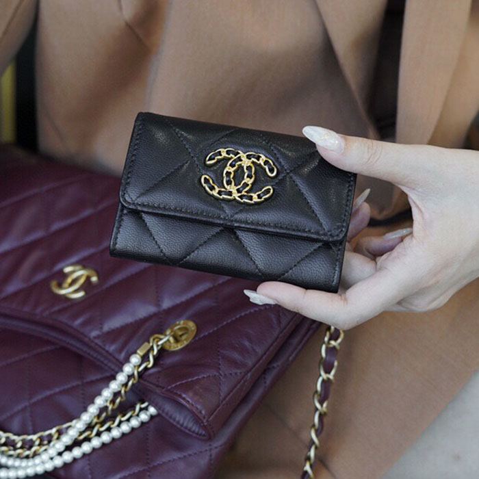 シャネルコピー CHANEL 19 フラップ カードケース ミニ財布 AP1790 - 商品画像 5