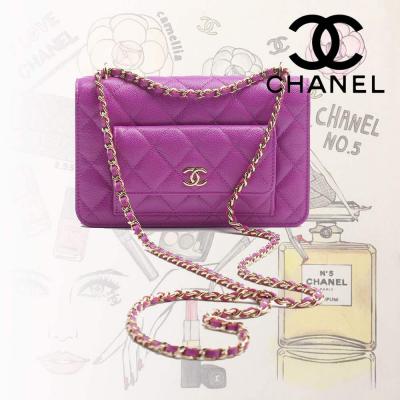 シャネル スーパーコピー チェーン クラッチ グレインド カーフスキン パープル AP3464 B13649 NQ338