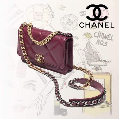 シャネル スーパーコピー CHANEL 19 チェーンウォレット AP3267 B04852 NR648