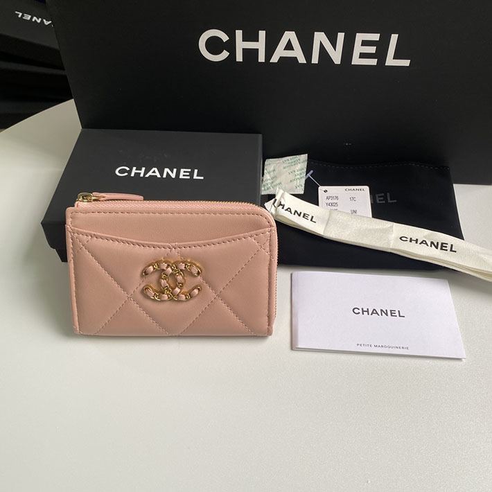 シャネル コピー CHANEL 19 ジップ コインパース ピンク AP3665_1 - 商品画像 8