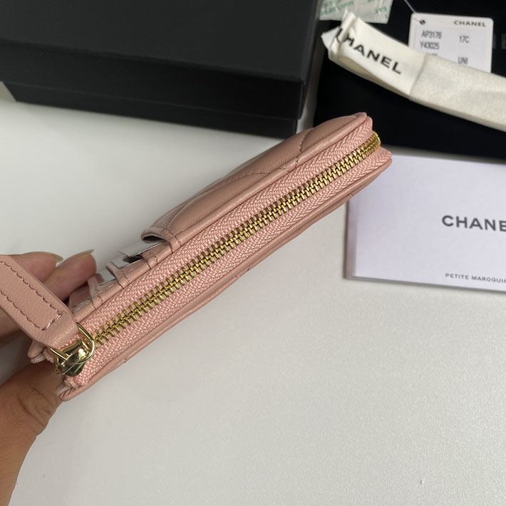 シャネル コピー CHANEL 19 ジップ コインパース ピンク AP3665_1 - 商品画像 1