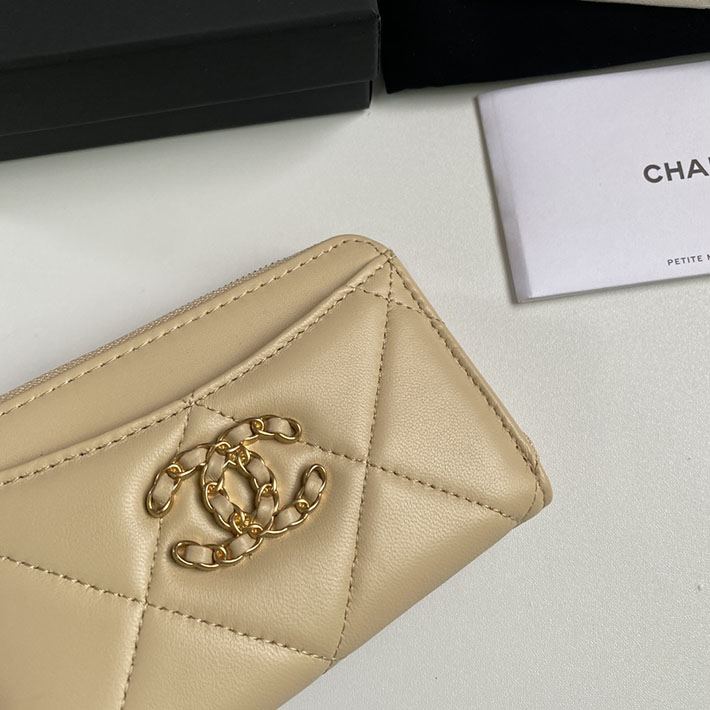 シャネル CHANEL 19 コピー ジップ コインパース ベージュ AP3665_2 - 商品画像 10