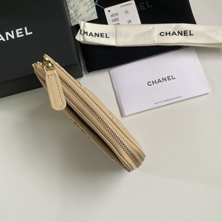 シャネル CHANEL 19 コピー ジップ コインパース ベージュ AP3665_2 - 商品画像 6