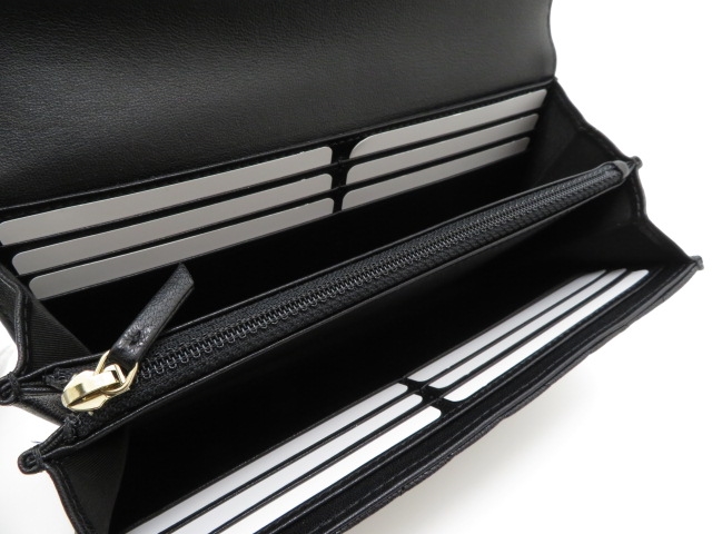 CHANEL シャネルスーパーコピー ZIP長財布 ラムスキン ブラック P0955 - 商品画像 4