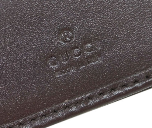 グッチコピー 財布 307774-2140 GUCCI メンズ 長財布 札入れ マチ付き 小銭入れなし グッチッシマ ダークブラウン アウトレット - 商品画像 5