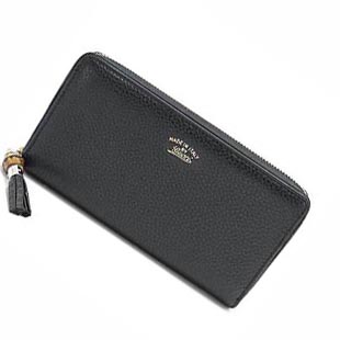 コピーグッチ 長財布 GUCCI 財布 ラウンドファスナー 『2015年春夏新作』TASSEL/タッセル バンブー レザー ブラック 307984 A7M0Z 1000 - 商品画像 3