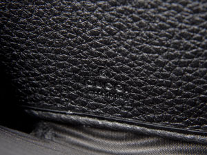 グッチ GUCCI 財布 307984A7M0G1000 ラウンドファスナー長財布 ブラック - 商品画像 1
