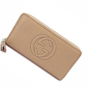 グッチコピー 長財布 GUCCI 財布 ラウンドファスナー『2015年春夏新作』SOHO CELLARIUS/ソーホー レザー タッセル ローズベージュ 308004 A7M0G 2754 - 商品画像 1