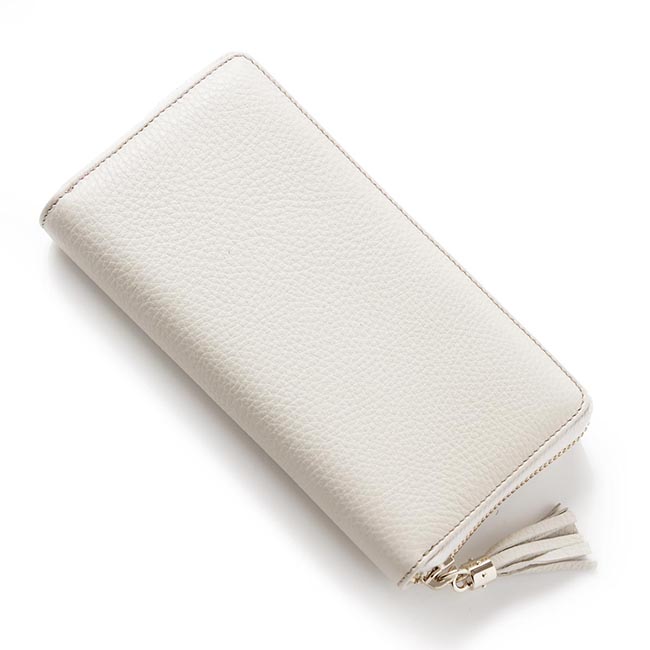グッチコピー ラウンドファスナー 長財布[小銭入れ付き]/SOHO/ソーホー LEATHER /オフホワイト ホワイト系308004 a7m0g 9022 レディース - 商品画像 3