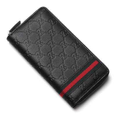 グッチコピー ラウンドファスナー 長財布[小銭入れ付き]/GUCCISSIMA /ネロ ブラック系308009 a0vbr 1060 メンズ - 商品画像 5