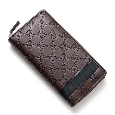 グッチ/GUCCIコピー ラウンドファスナー長財布[小銭入れ付き] GUCCISSIMA ブラウン ブラウン系 308009 a0vbr 2064 メンズ - 商品画像 5
