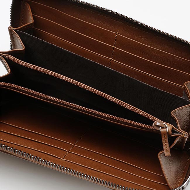 スーパーコピーグッチ/GUCCI ラウンドファスナー 長財布[小銭入れ付き]/GUCCISSIMA /シナモンブラウン ブラウン系308009 a0vbr 2574 メンズ - 商品画像 3