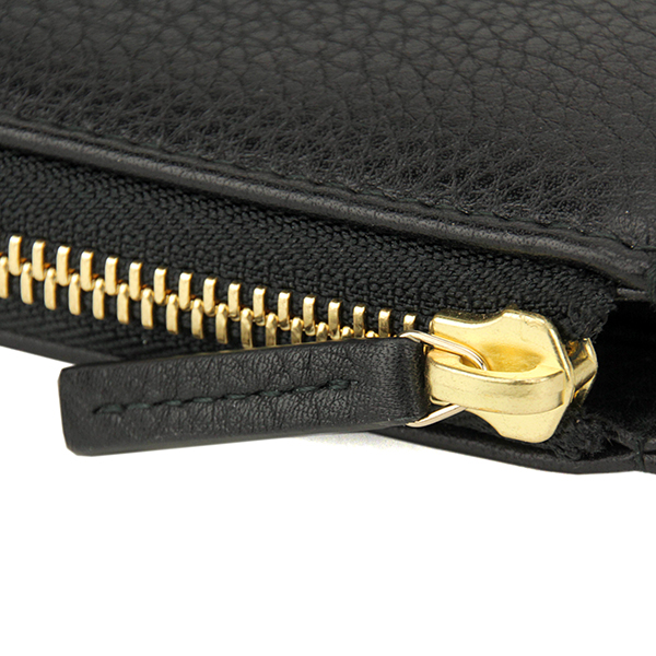 グッチコピー アウトレット 長財布 GUCCI OUTLET 332747 A7M0G 1000 財布 ユニセックス BLACK ブラック 黒 型押し ロゴ エンボス 上品 シンプル - 商品画像 5