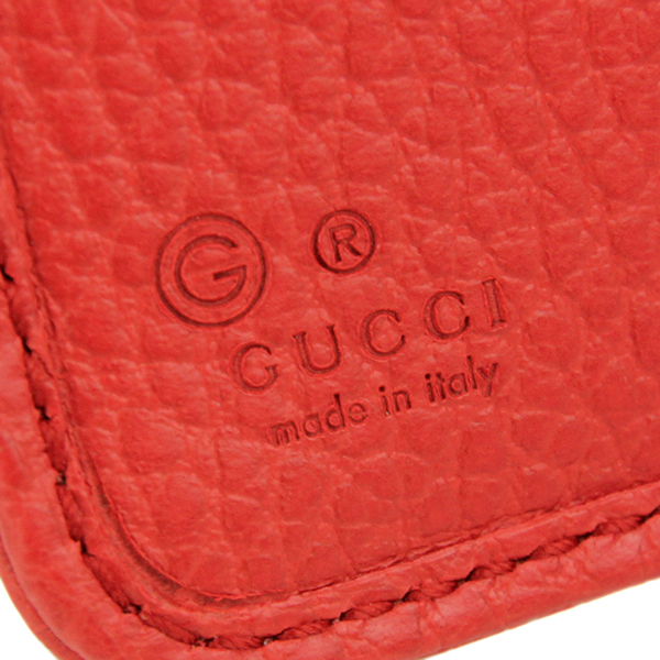 グッチ アウトレット 長財布 GUCCI OUTLET 347112 CAO0G 6511 財布 ユニセックス RED レッド 赤 型押し ロゴ エンボス コンチネンタルウォレット 上品 シンプル 多機能 トラベル - 商品画像 6