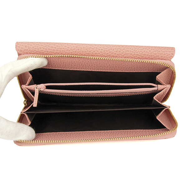 グッチコピー アウトレット 長財布 GUCCI OUTLET 347112 CAO0O 5806 財布 ユニセックス PINK(ピンク) ピンク ロゴ エンボス 型押し メンズ 上品 クール ラグジュアリー シンプル - 商品画像 4