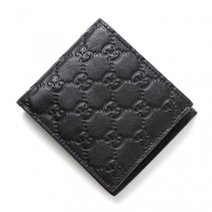 グッチスーパーコピー 2つ折り財布[小銭入れ付き] GUCCISSIMA ブラック ブラック系 365467 a0v1r 1000 メンズ