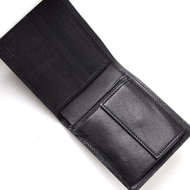 グッチスーパーコピー 2つ折り財布[小銭入れ付き] GUCCISSIMA ブラック ブラック系 365467 a0v1r 1000 メンズ - 商品画像 6