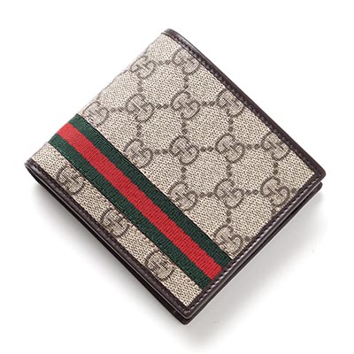 コピーブランドグッチ 2つ折り財布[小銭入れ付き] GG SUPREME ベージュ ベージュ系 365493 kgd8r 9791 メンズ - 商品画像 6