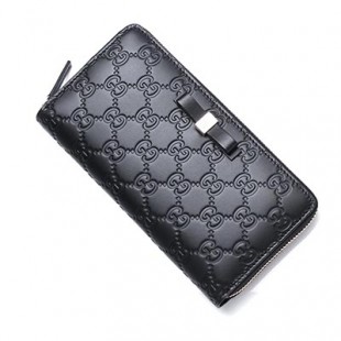 グッチスーパーコピー ラウンドファスナー長財布[小銭入れ付き] GUCCISSIMA ブラック ブラック系 388680 cwc1g 1000 レディース - 商品画像 2