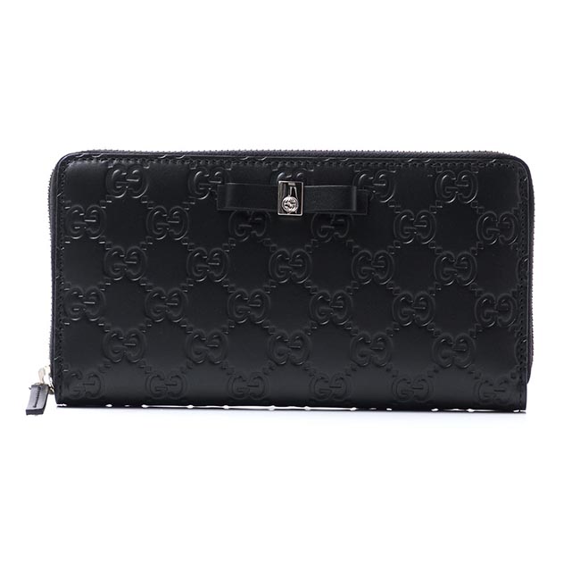 グッチスーパーコピー ラウンドファスナー長財布[小銭入れ付き] GUCCISSIMA ブラック ブラック系 388680 cwc1g 1000 レディース - 商品画像 3