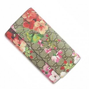 グッチコピー 長財布 GUCCI 財布 二つ折り 『2016年春夏新作』 BLOOMS/ブルームス GGスプリームキャンバス フラワープリント ベージュ×アンティークローズ 404070 KU2IN 8693 - 商品画像 2