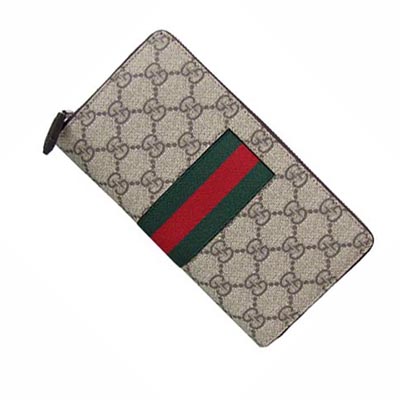 グッチスーパーコピー メンズ 長財布 ラウンドファスナー NEW WEB GGスプリームキャンバス ベージュ エボニー 408831 KHN4N 9791 - 商品画像 6